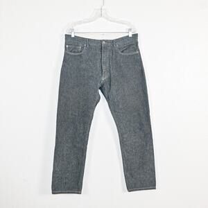 Engineered Garments NY Men's Herringbone twill 5 Pocket Jean Pant Grey size 34